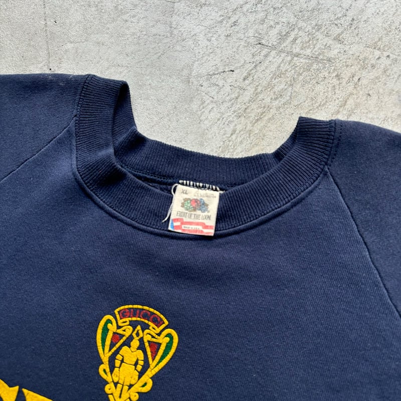 90s Gucci bootleg logo print sweat shirt | sui