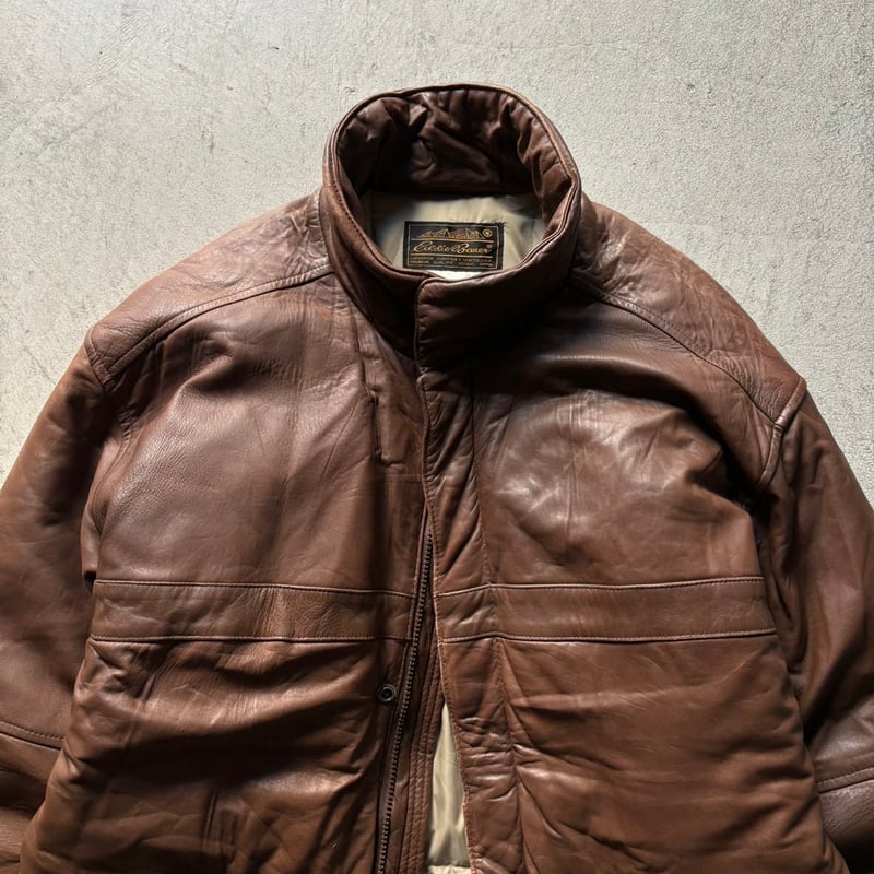 70s〜 Eddie Bauer leather down jacket | sui & shara 70s〜 Eddie Bauer leather down jacket | sui & shara