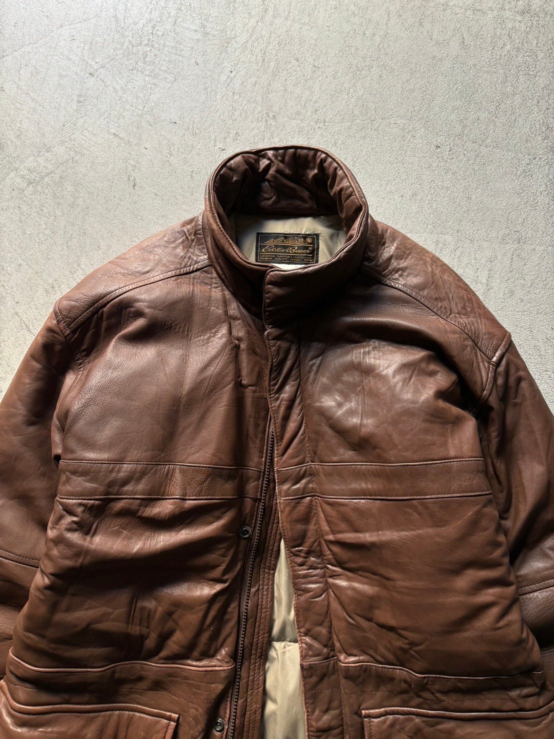 70s〜 Eddie Bauer leather down jacket | sui & shara 70s〜 Eddie Bauer leather down jacket | sui & shara