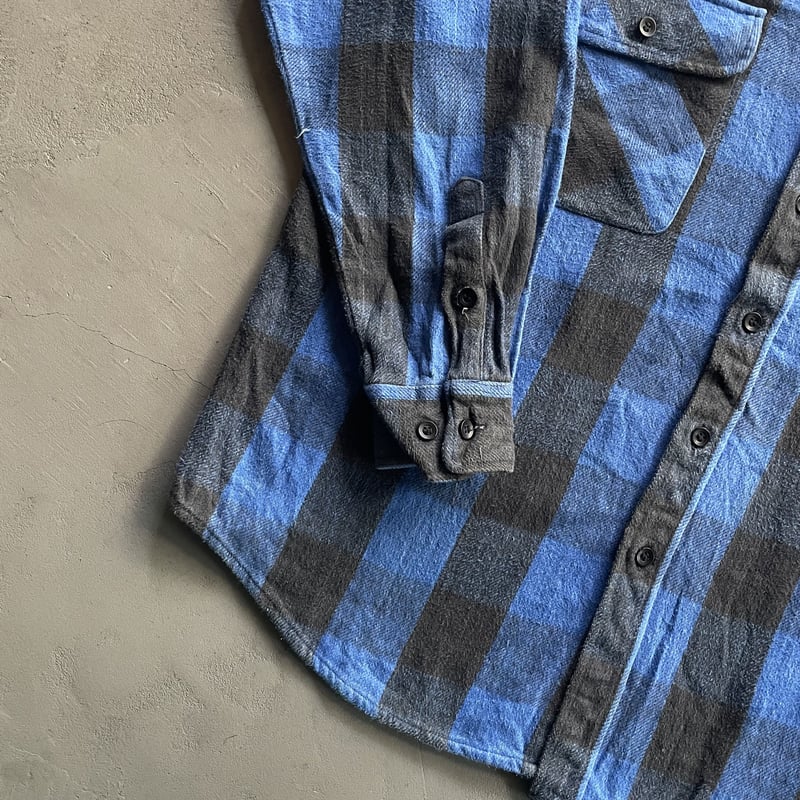 90s Five brother block check flannel shirt | su 90s Five brother block check flannel shirt | su
