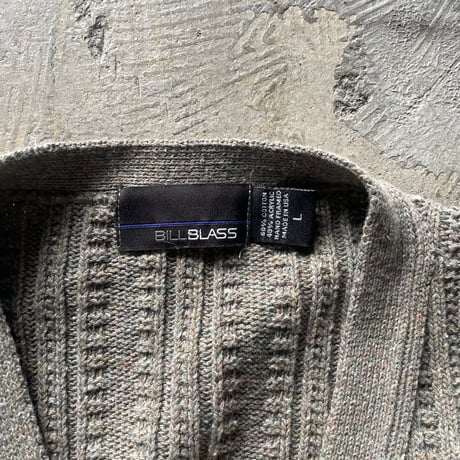 90s~ BILLBLASS cotton knit cardigan
