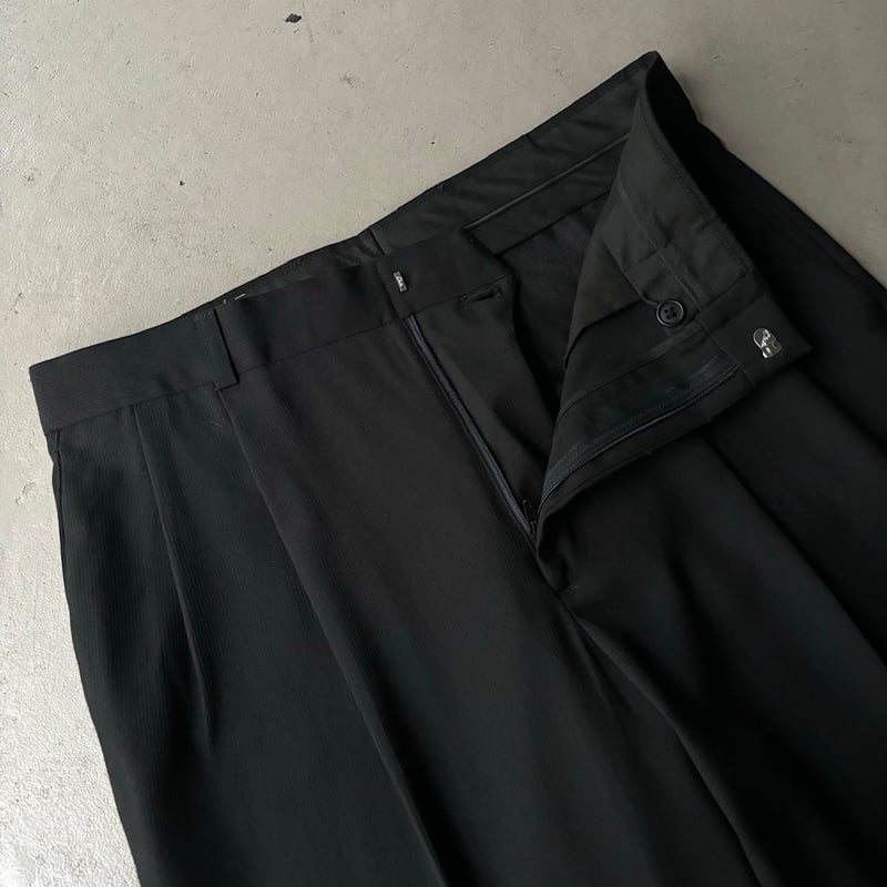90s Perry ellis 2tuck slacks “Black” | sui & shara
