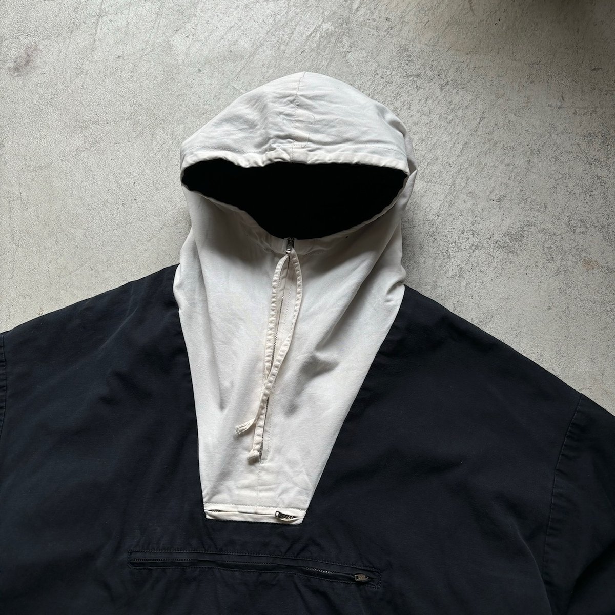 【00s】J.CREW コットンアノラックパーカー J.Crew - 90s J.CREW ツートンコットンアノラックパーカー