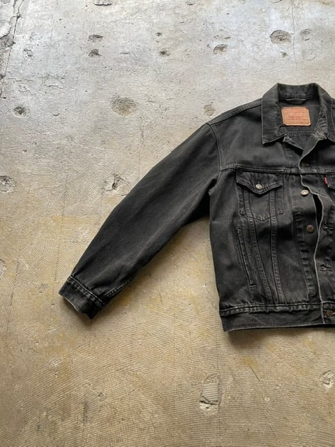 90s Euro Levi's 70503 denim jacket ″Black″ | su