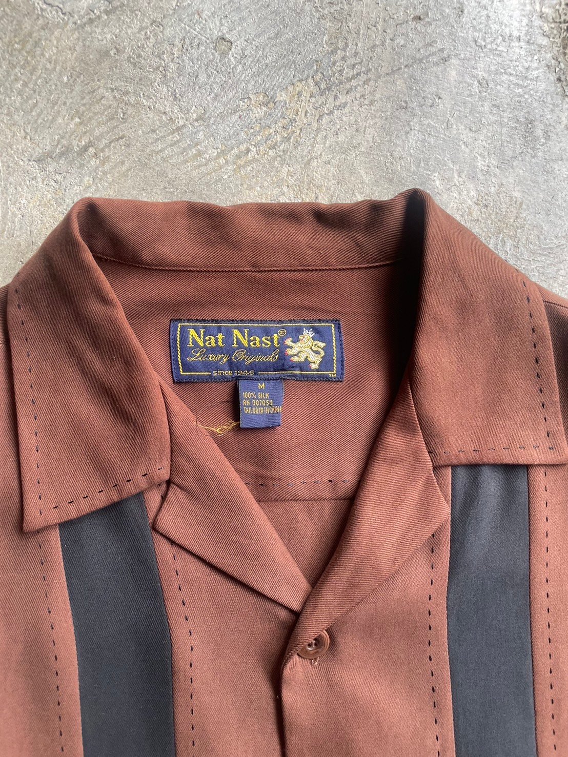 【Silk 100%】ナットナスト Nat Nast シルクシャツ ベージュ系 fit=scale-down,w=1200