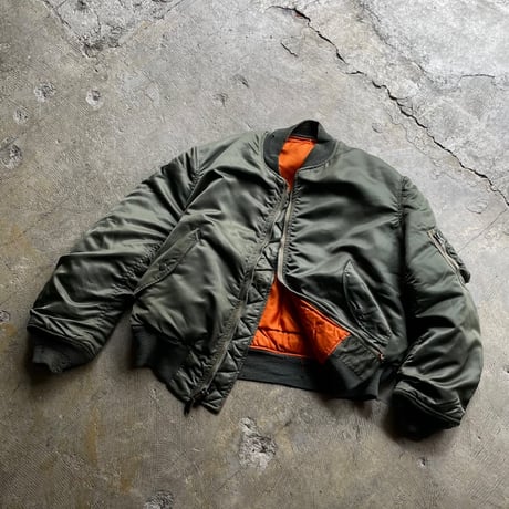 Salvage サルベージ MA-1 フライトジャケット Y2K ALPHA Salvage サルベージ MA-1 フライトジャケット Y2K ALPHA