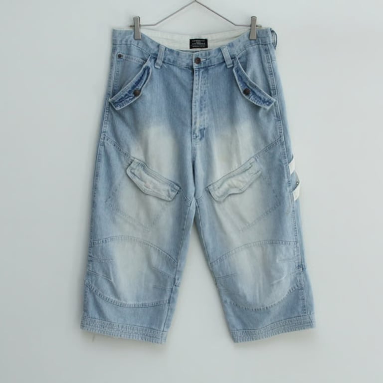 90年代 ショートパンツ（90s~ Cargo design denim shorts）
