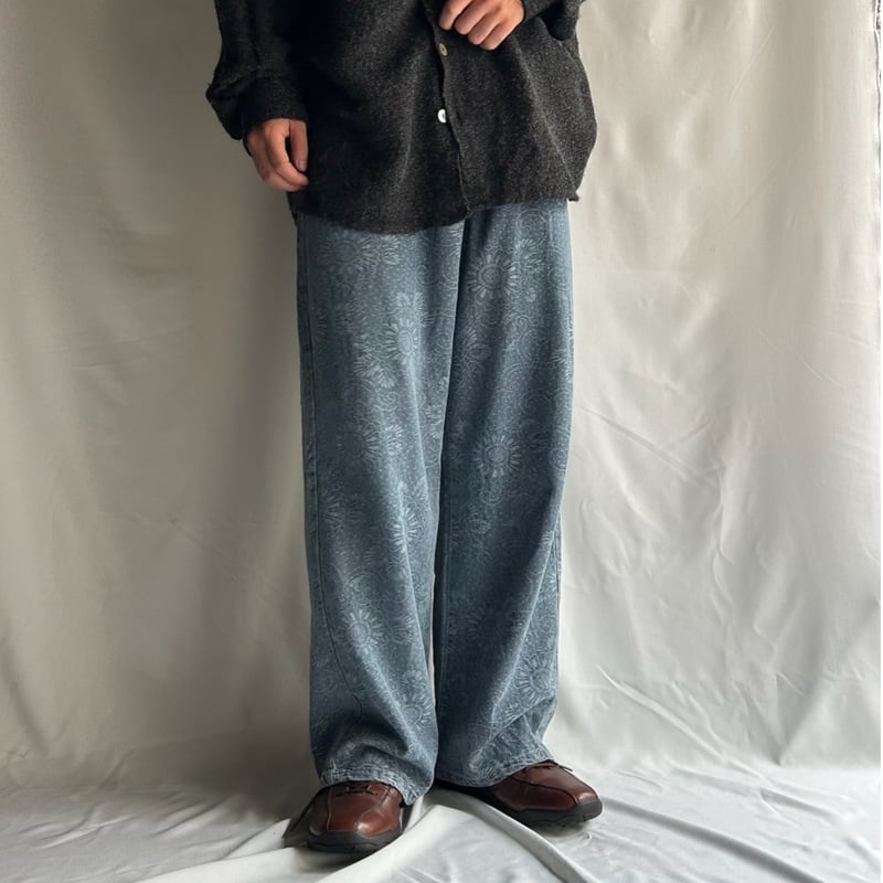 yuhan wang ネイビー 花柄 パンツ S 楽天市場】花柄 パンツ（カラーブルー）（レディース