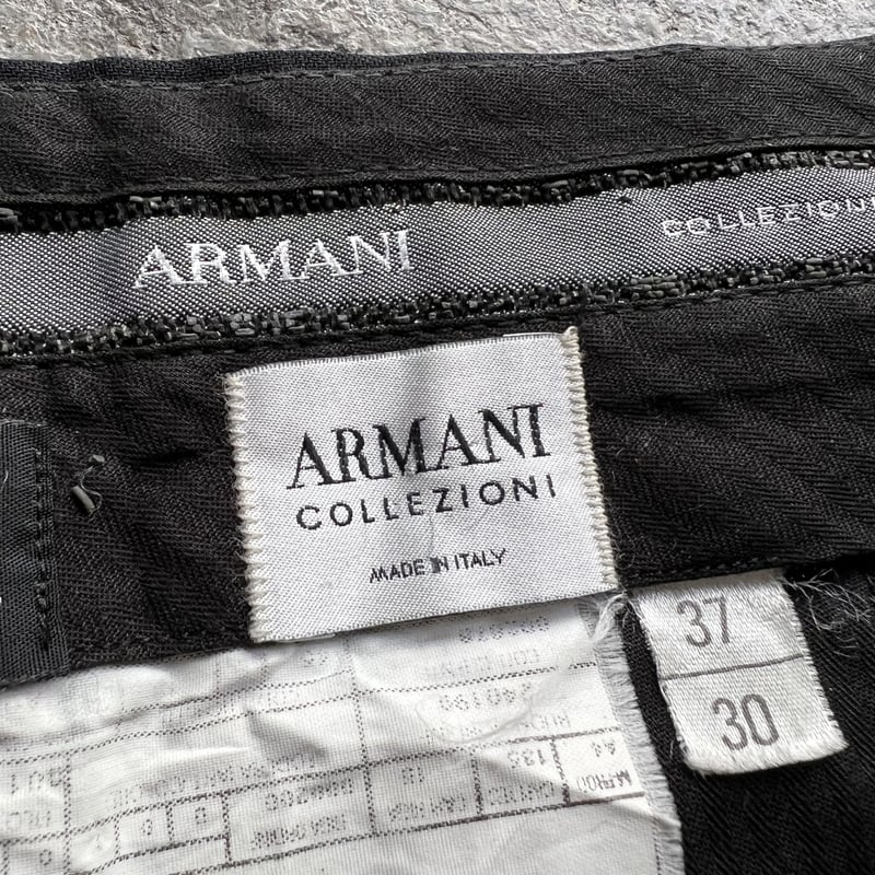 ARMANI COLLEZIONI archive slacks スラックス ARMANI COLLEZIONI