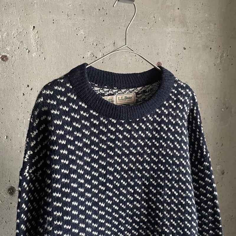 L.L. Bean birds eye knit 80s バーズアイ 80s L.L.Bean 
