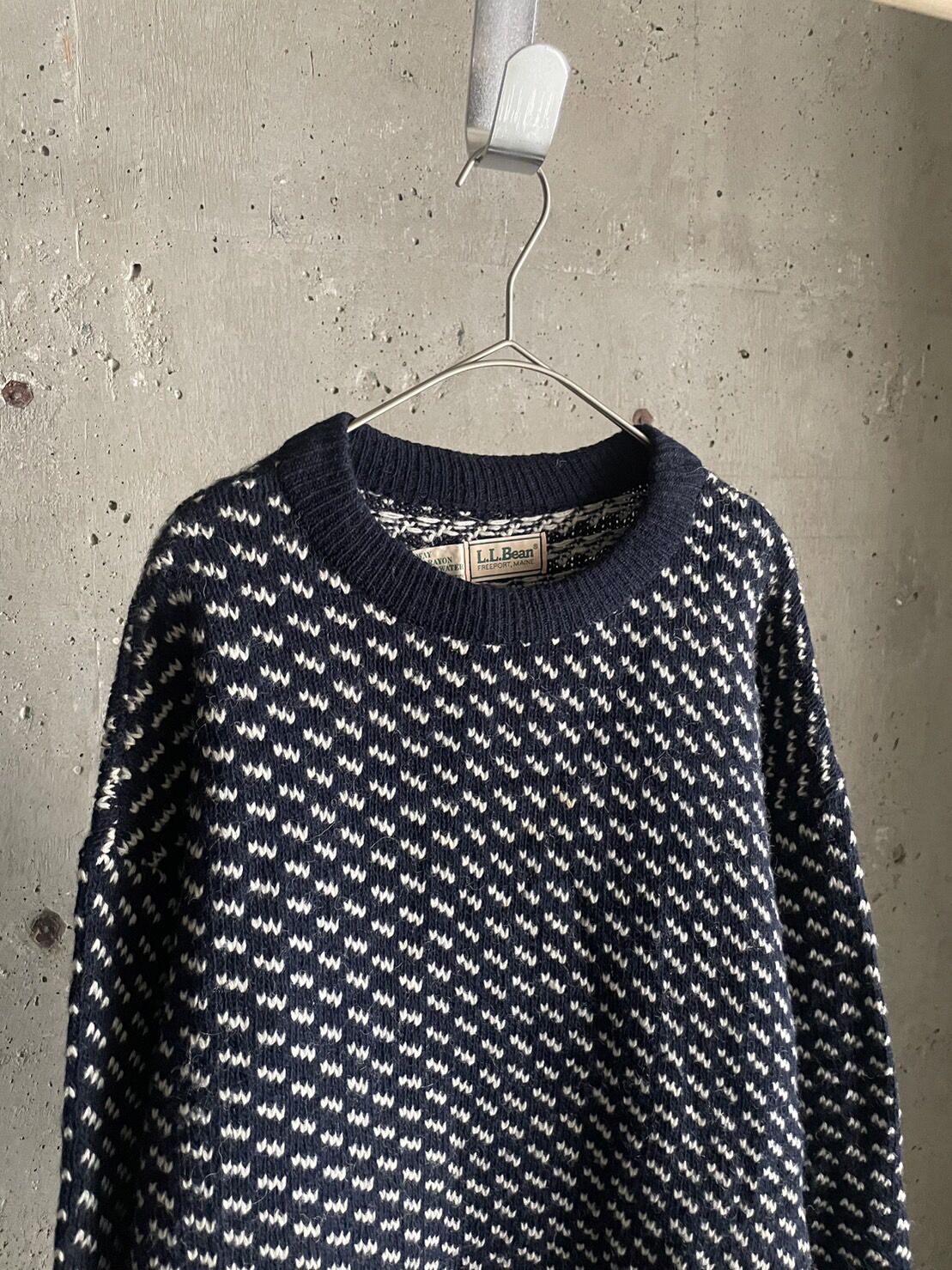 L.L. Bean birds eye knit 80s バーズアイ 80's L.L.Bean birdseye knit | sui & shara