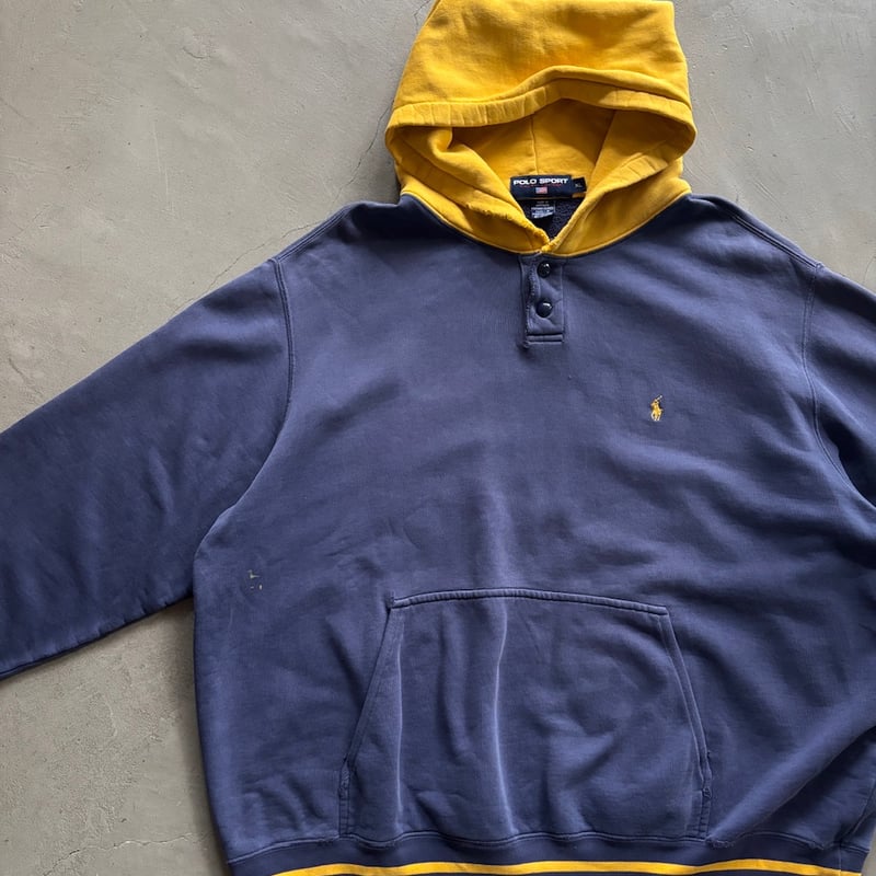 トップス \"90s polo sport\" fullzip hoodie M 90s Polo sport sweat hoodie | sui & shara