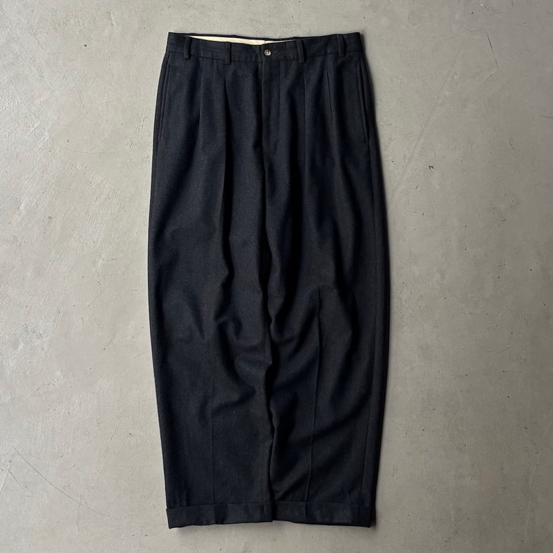 90s Structure 2tuck wool slacks | sui & shara
