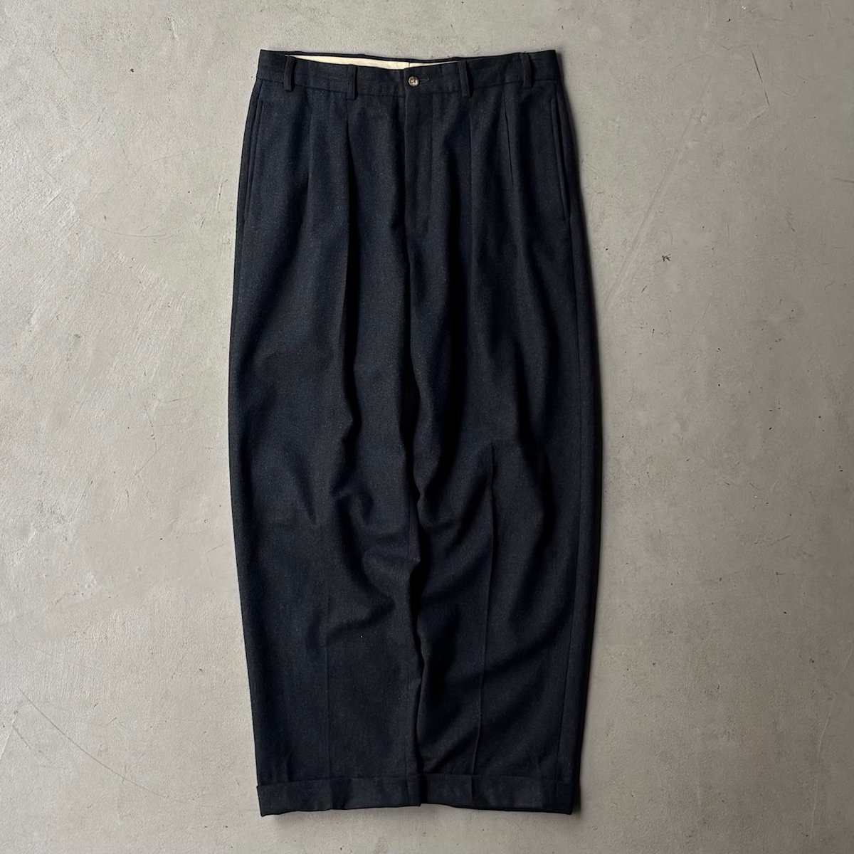 90s Structure 2tuck wool slacks | sui & shara