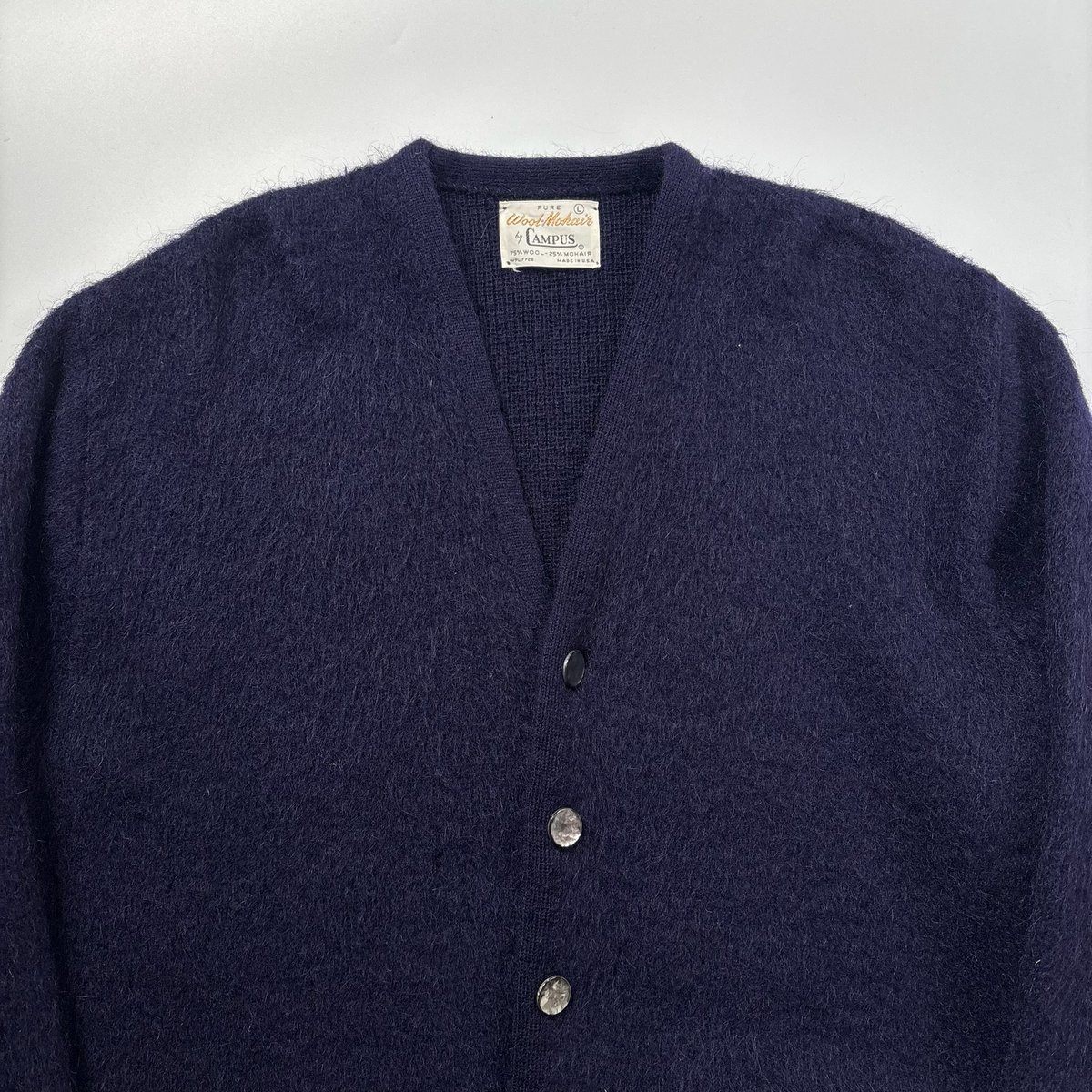 60's Campus wool/mohair knit cardigan 
