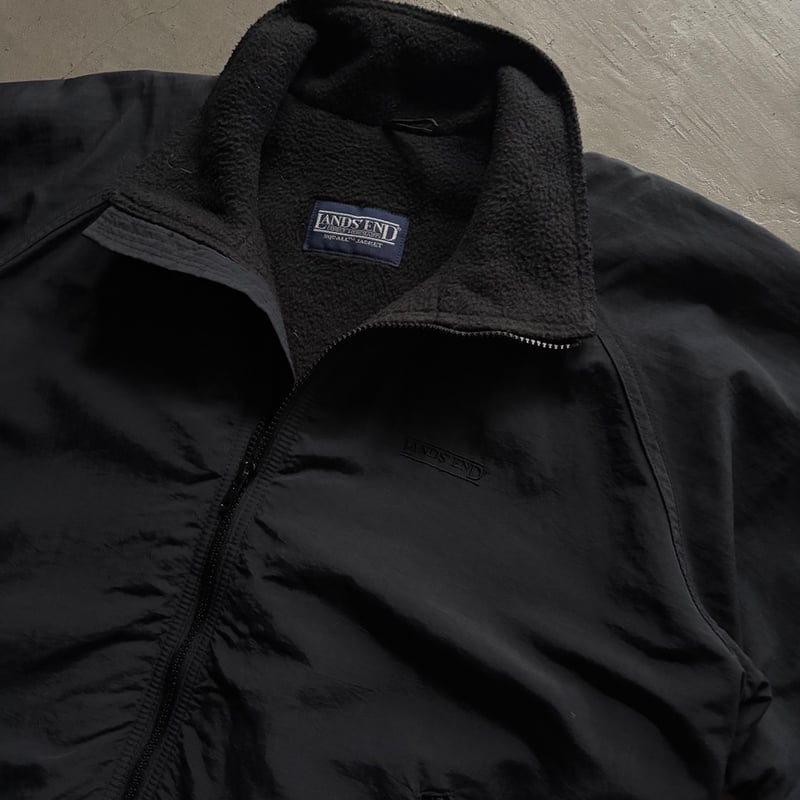 ジャケット・アウター LANDS'END 90s SQUALL JACKET Black. 90s Lands'end squall jacket “Black” | sui & shara