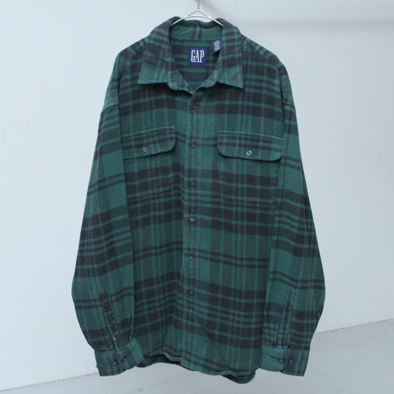 90s Gap plaid pattern flannel shirt｜ギャップ