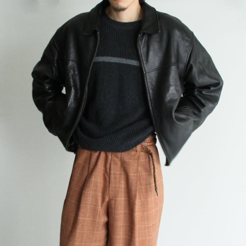 90s Leather zip up jacket | sui & shara 90s Leather zip up jacket | sui & shara