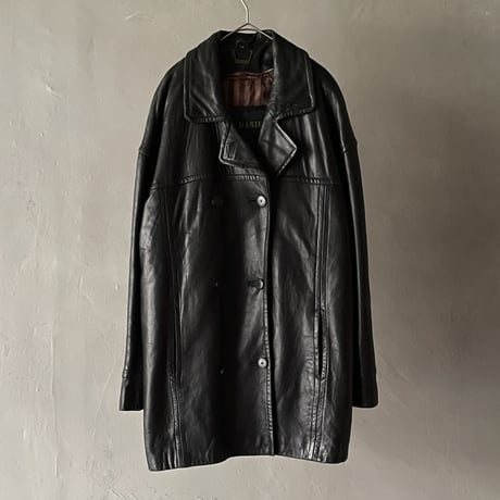 90s Danier leather car coat