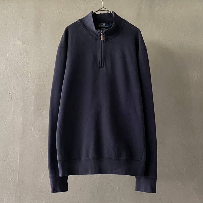 90s Ralph lauren half zip sweat shirt “made in 