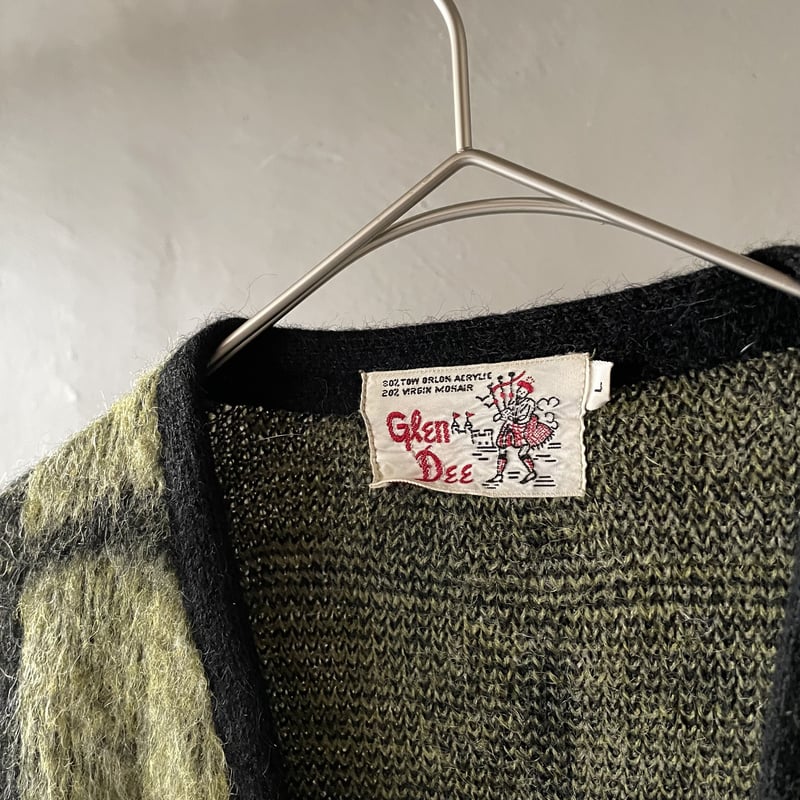 60's Glen Dee モヘアニットカーディガン
