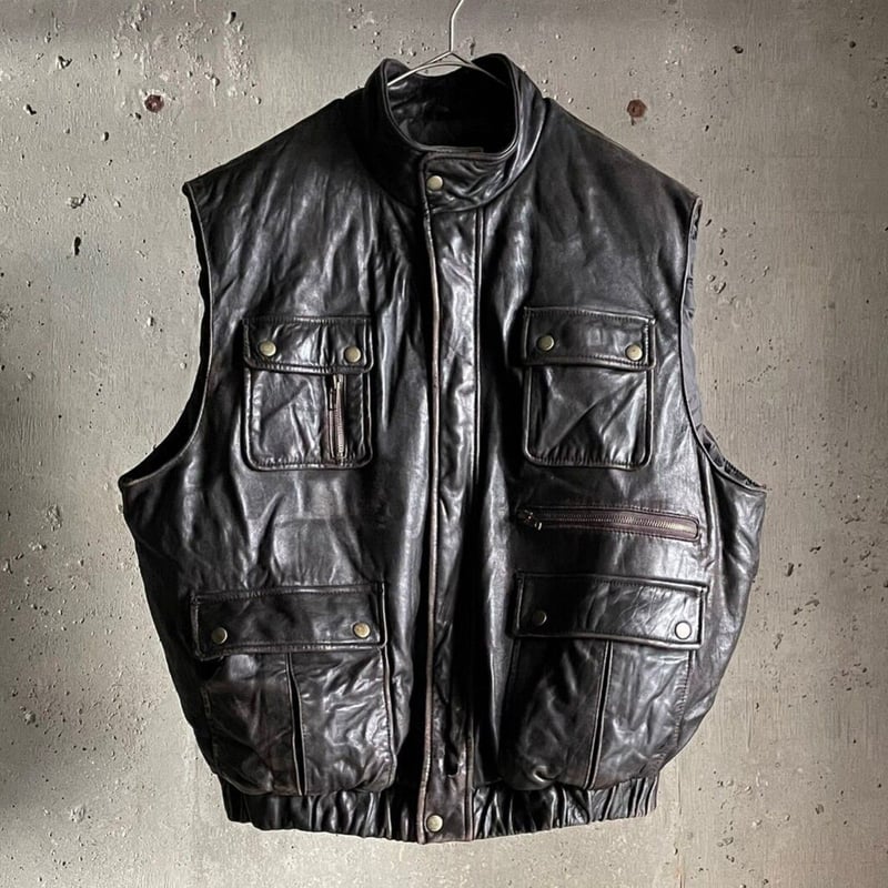 Cabela's leather down vest | sui & shara