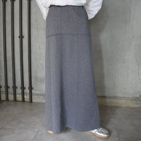 sweat design long skirt