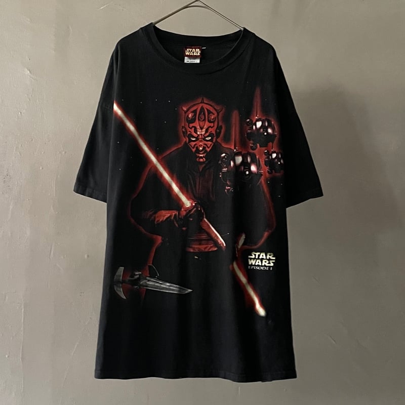 90s スター・ウォーズ ダース・モール STARWARS 90s STARWARS ダースモール Tシャツ DARTH MAUL 黒 ブラック