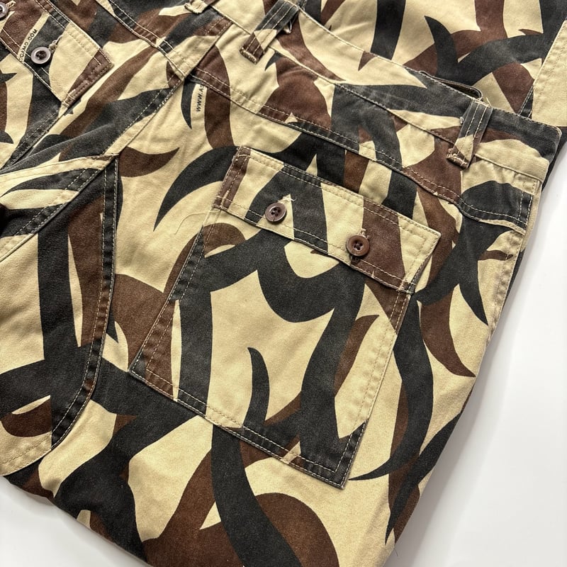 90's ASAT tribal camouflage cargo pants | sui &