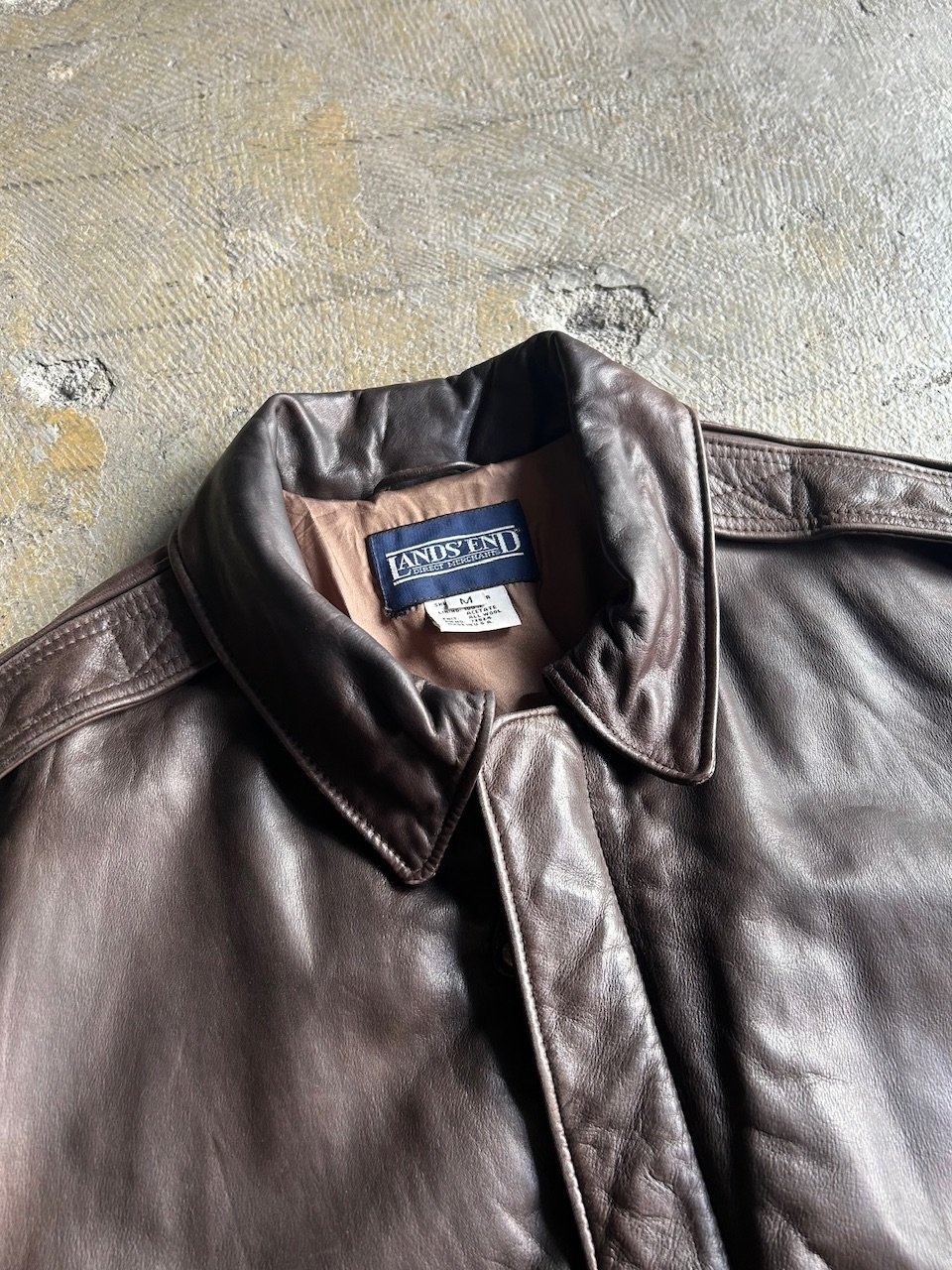 な*べ様 90s lands end A-2 real leather jack fit=scale-down,w=1200