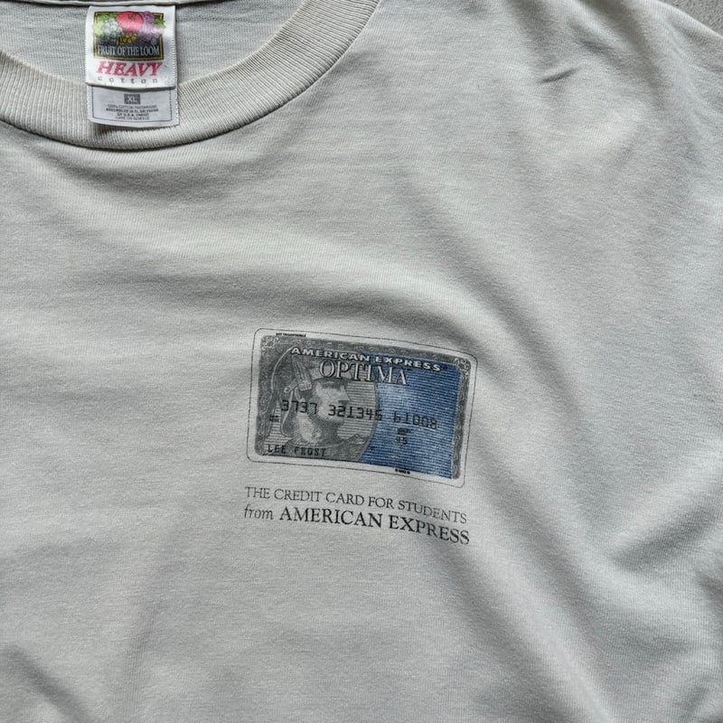 90s AMERICAN EXPRESS print tee | sui & shara
