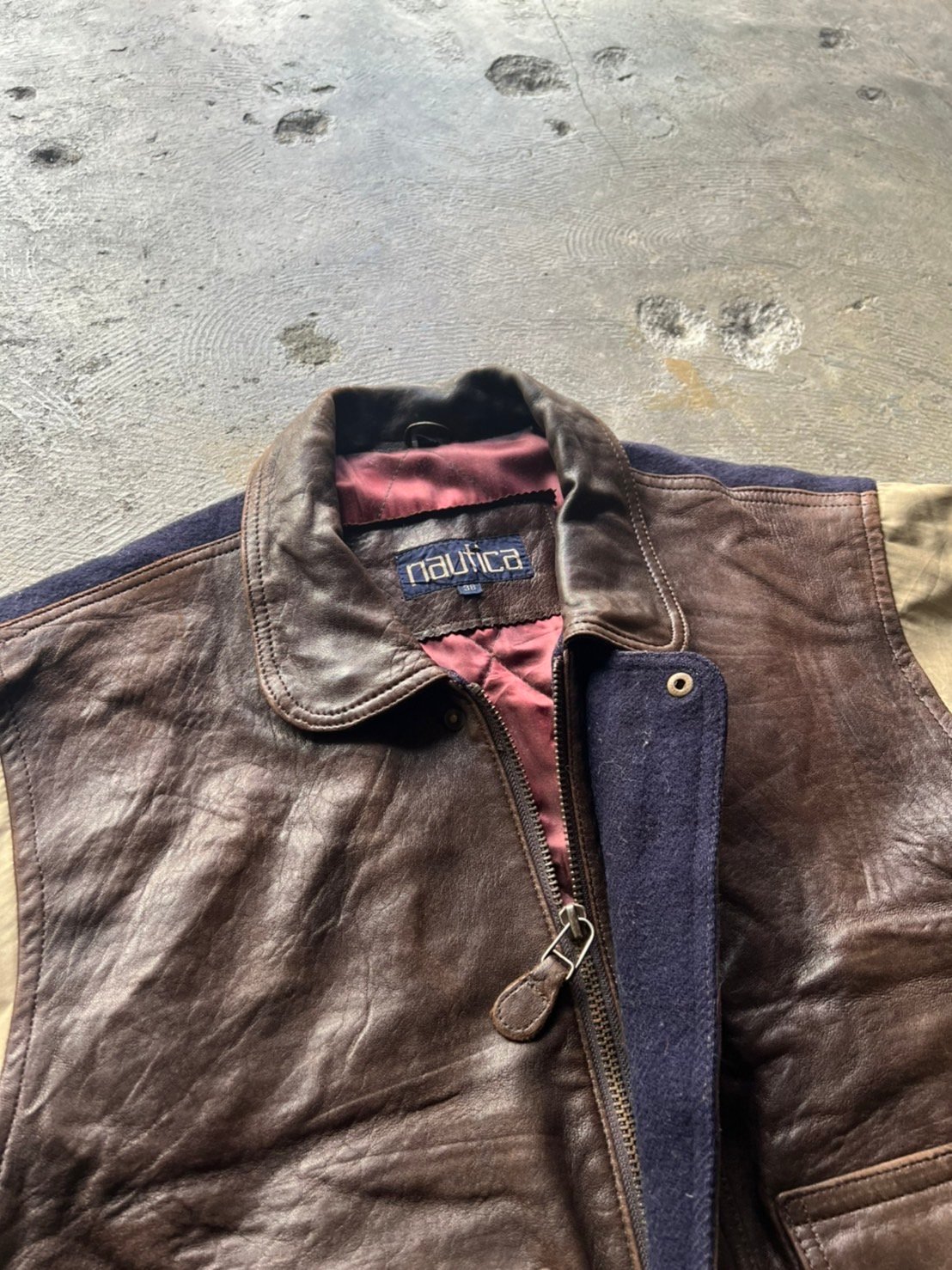 に*た様 90s nautica short wool bomber jacke に*た様 90s nautica