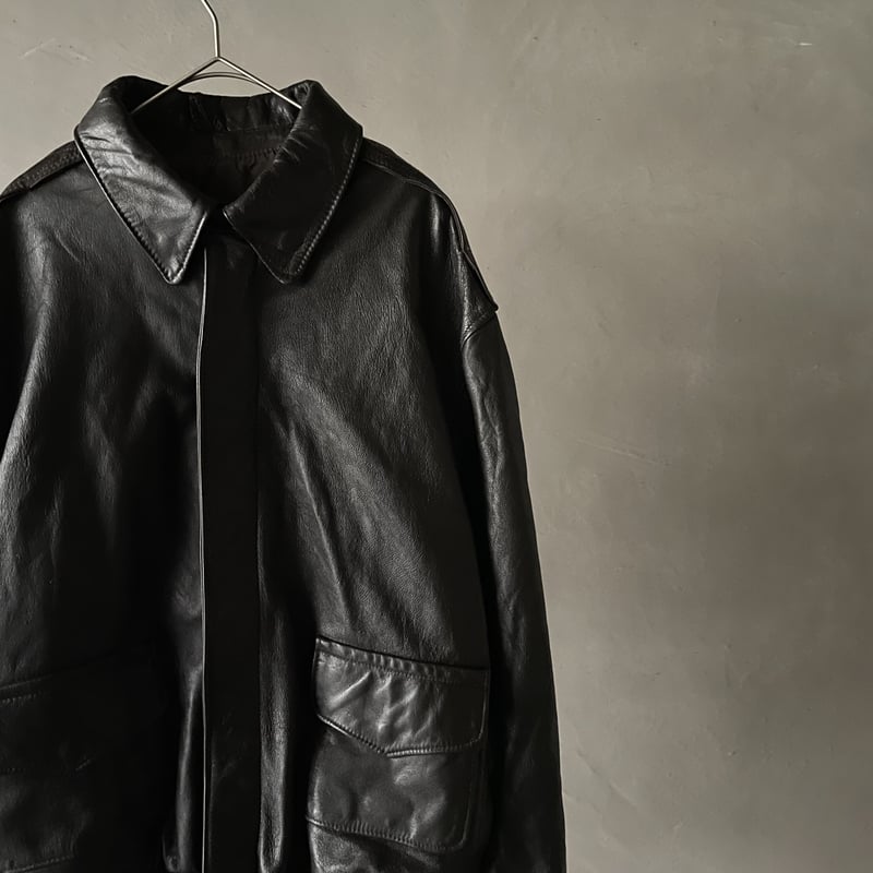 80s~ A-2 type leather flight jacket | sui & shara