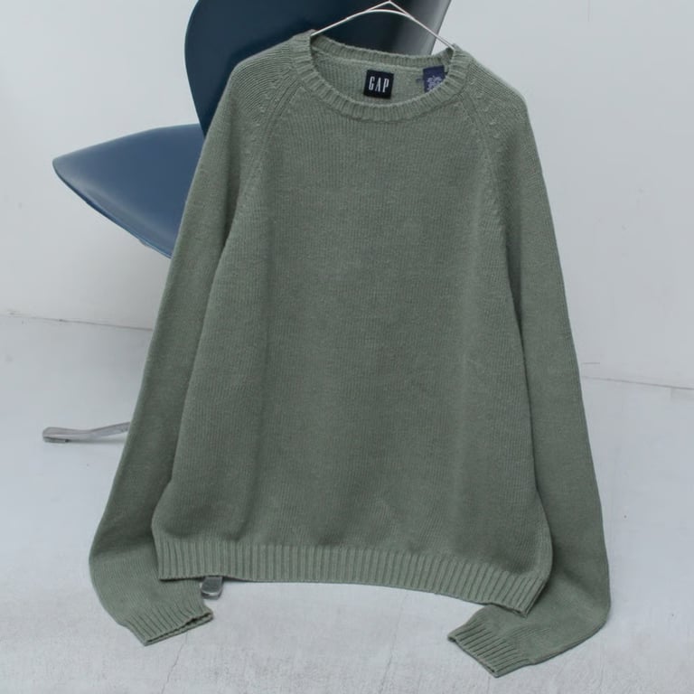 90s Gap linen/cotton knit sweater｜ギャップ