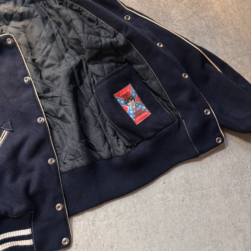 90's wool stadium jacket made in France | sui