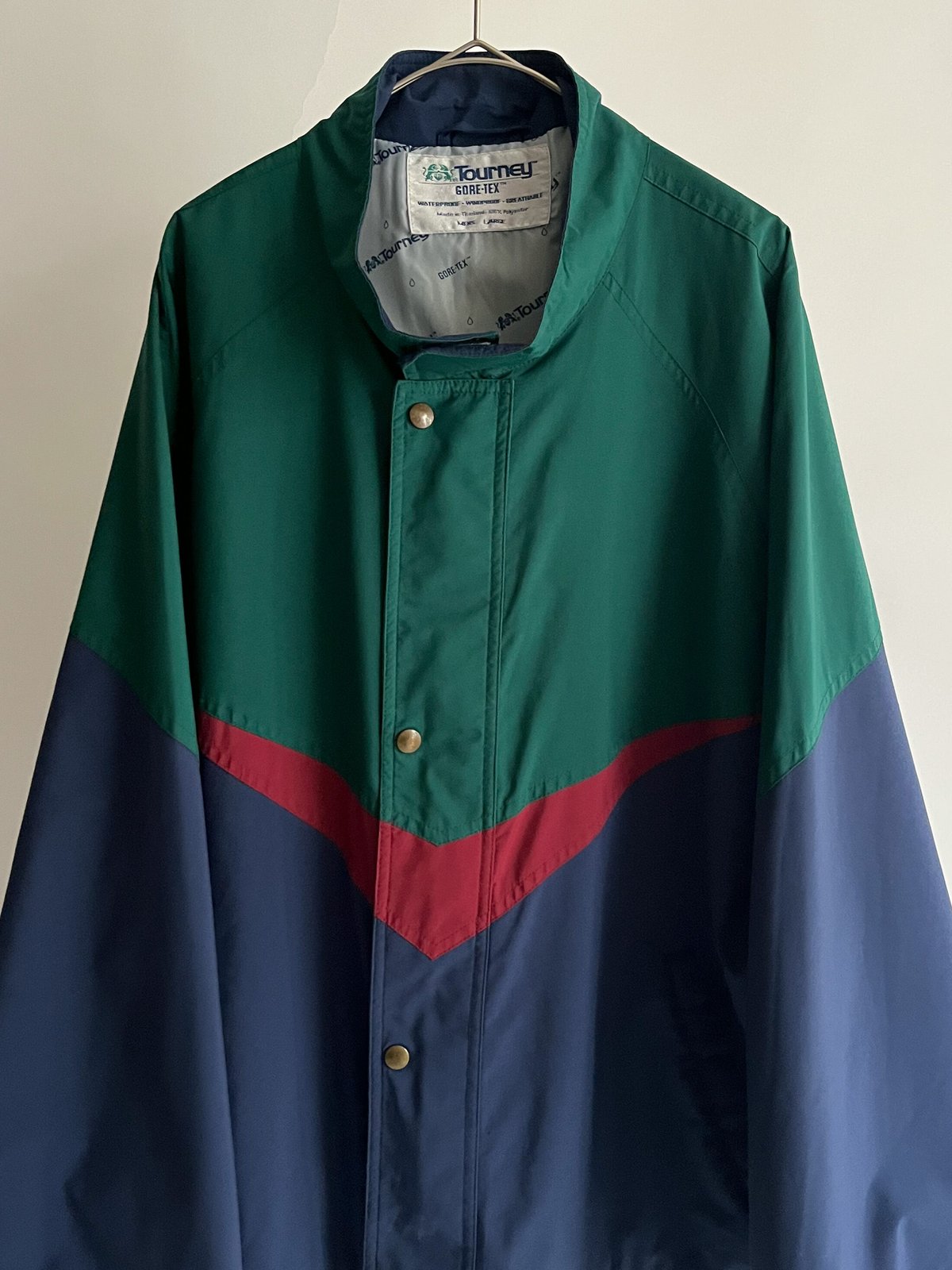 90s~ Tourney Gore-Tex swiching design stand col 90s~ Tourney Gore-Tex swiching design stand col