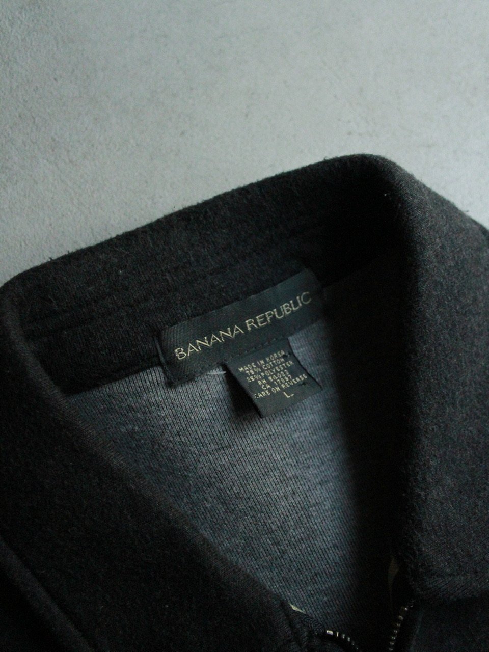 80s フィリピン製 BANANA REPUBLIC ジップ ブルゾン XL 80s フィリピン製 BANANA REPUBLIC ジップ ブルゾン XL