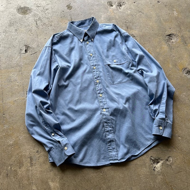 90s Yves Saint Laurent 半袖 開襟 オックスフォードシャツ 90s Yves Saint Laurent 半袖 開襟 オックスフォードシャツ