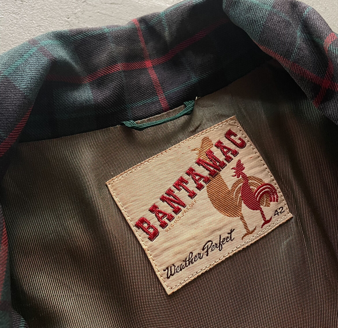 50s Bantamac plaid gabardine jacket | sui & shara 50s Bantamac plaid gabardine jacket | sui & shara