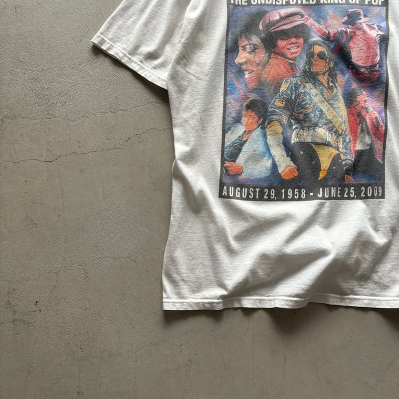 マイケル・ジャクソン KING OF POP Tシャツ Lサイズ Mens 2XL Michael Jackson London O2 2009 King Of Pop Red