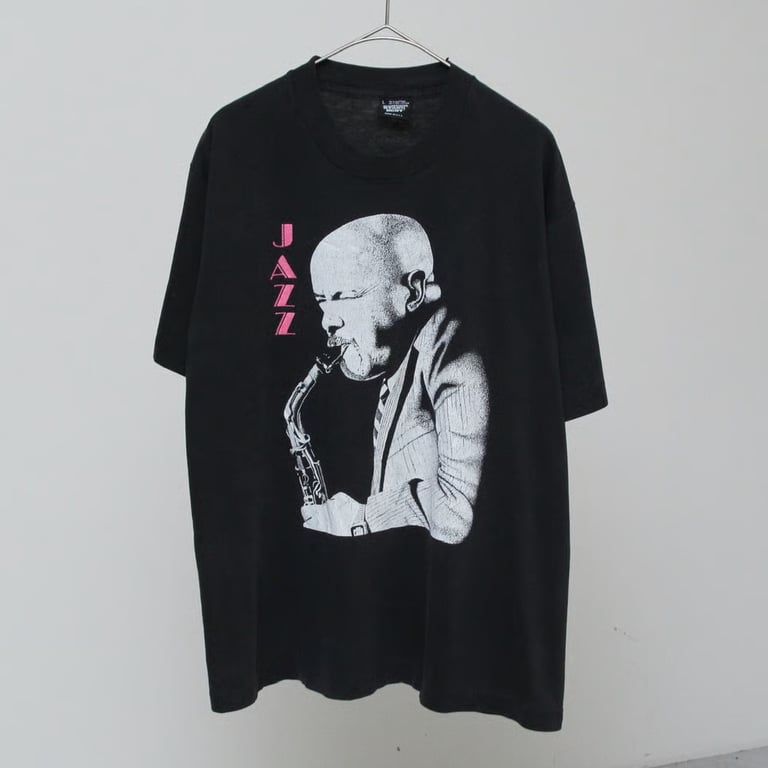 90年代 プリントTシャツ（90s Jazz artist print T-shirt）