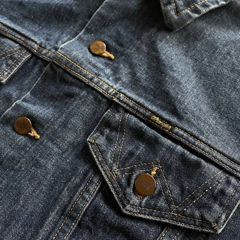 ▪️70’s【WRANGLER】127MJ 70s Wrangler 127mj tracker type denim jacket |