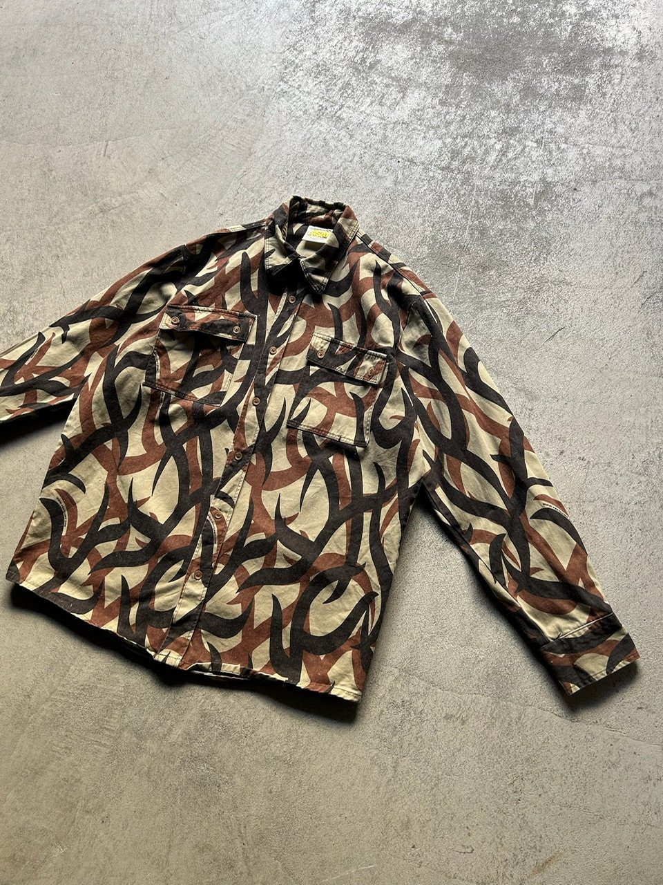 Y*様 90s 00s ASATトライバルカモ L/S T-shirts L相当 fit=scale-down,w=1200