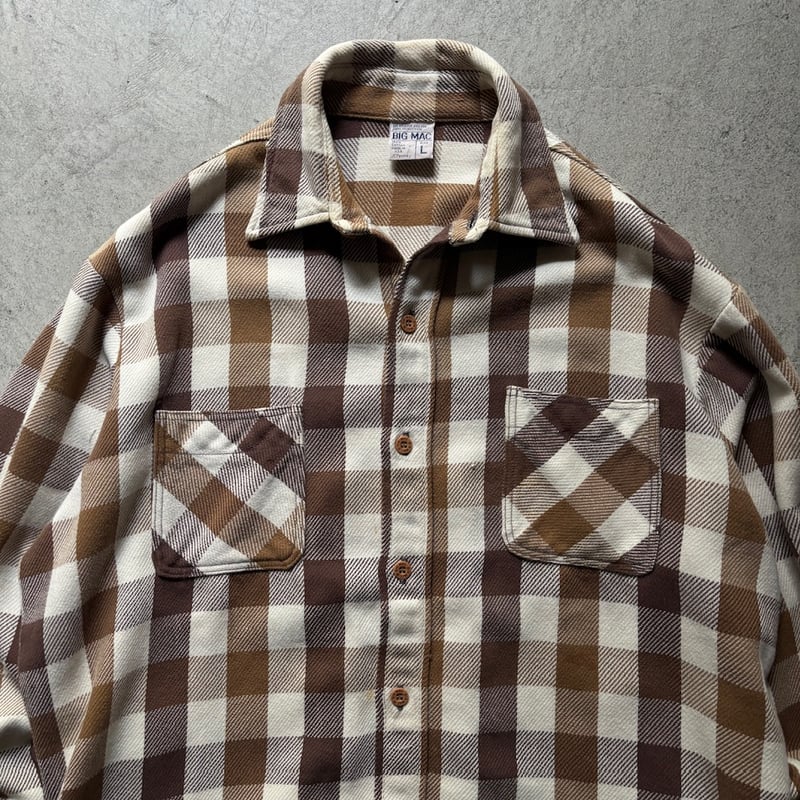 70s Big mac cotton heavy flannel shirt | sui &