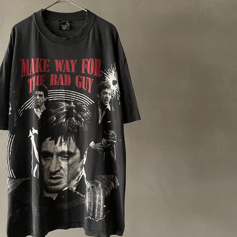 90s Al Pacino vintage shirt アル パチーノ 古着 00s SCARFACE アル パチーノ 映画 ムービー フォト 開襟