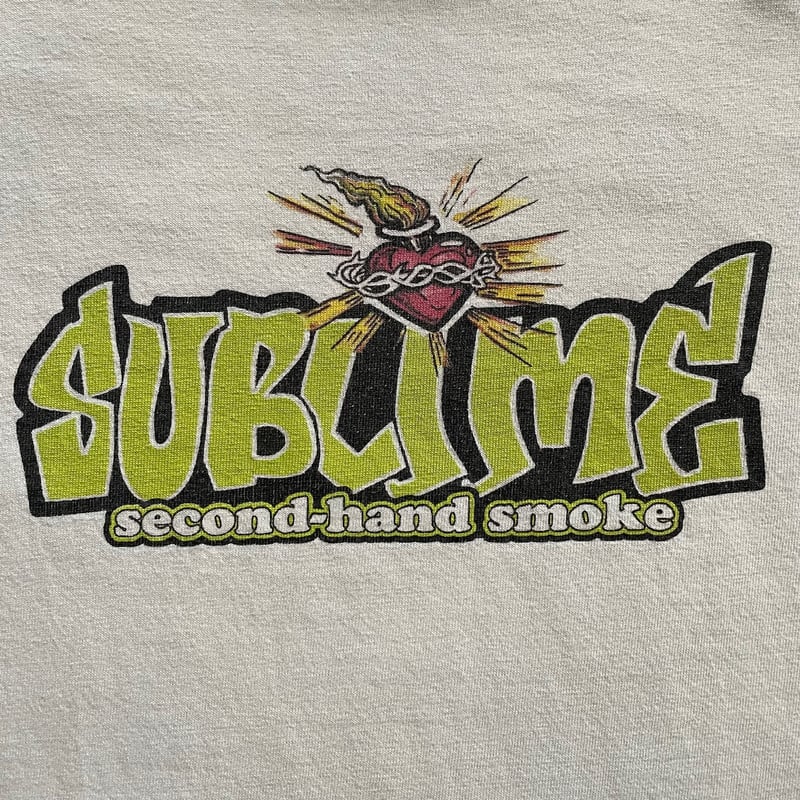 90s Sublime ″Second-hand smoke″ music tee | sui