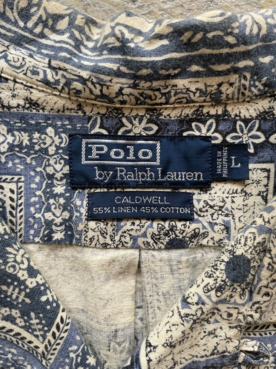 ト*モ様 POLO ポロ ラルフローレン 半袖シャツ L バンダナ CALDWE 中古・古着通販】POLO RALPH LAUREN (ポロ・ラルフローレン