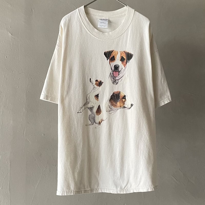 90s USA製 アニマル犬 Jack Russell Terrier Tシャツ 90s USA製 アニマル犬 Jack Russell Terrier Tシャツ