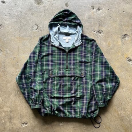 90s PEPSI チェック柄 コットンアノラックパーカー L 90s OLD STUSSY