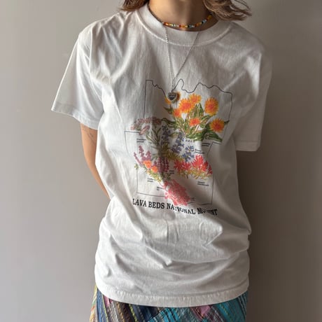 フラワープリントtシャツ | STORES